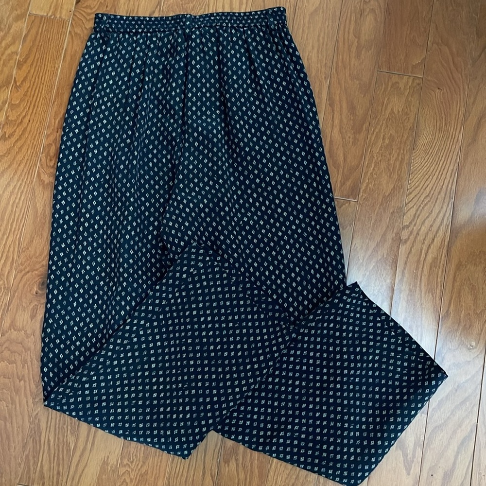 Anne Klein II‎ Silk Navy Trouser Pants - Picture 2 of 14